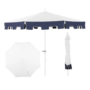 Baiona 9 ft. Classic MidCentury Market Patio Umbrella - JONATHAN Y